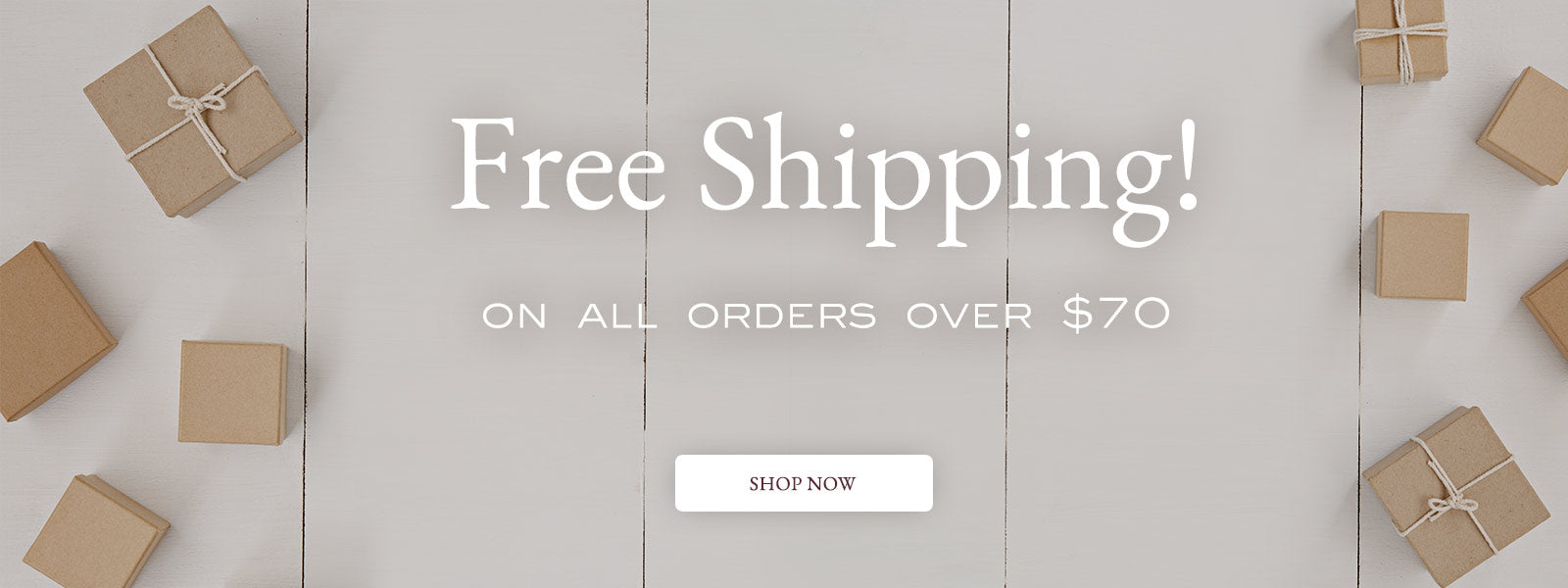 Free Shipping on All Orders